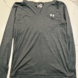 Under Armour Gray Long Sleeve Performance Tee